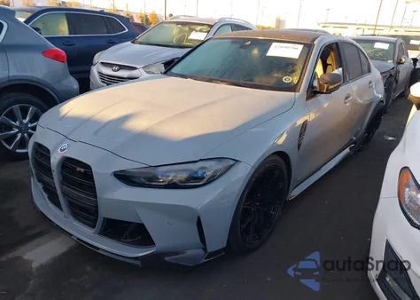 2021 BMW M3 Sedan from USA, damaged, VIN WBS53AY08MFK99479